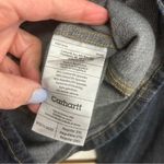 Carhartt  WS010 - Women's Denim Snap-Front Shirt Size XXL Blue Stretch Photo 6