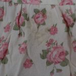 Sky to Moon Floral Print Mini Dress Lace Trim Tie Front L Pink Size L Photo 2