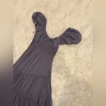 Free People NWOT  Short Sleeve Sundrenched blue Maxi Dress sz S Photo 3