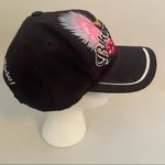 Biker Babe Hat Embroidered Tattoo USA Love 2 Ride Motorcycle Bad Girl Black Photo 2