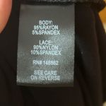 Torrid ‎ Super Soft Knit babydoll lace bell sleeve bohemian v neck black top size Photo 9