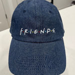 Friends TV Show Denim Baseball Cap Hat Adjustable Logo Blue Photo 0