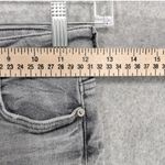 ZARA Blk/Gry Wash Distressed Skinny Tapered Frayed Denim Jeans Women's S B25 (1) Photo 3