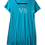 Victoria's Secret Victoria’s Secret Cotton Lingerie Short Sleeve Sleep Dress Women’s Size Medium Photo 0