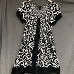 INC , large, black and white paisley stretchy dress Photo 5