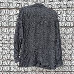 Lucky Brand black gray geometric boho Aztec single button blazer Photo 5