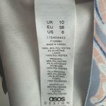 ASOS Design Backless Tulip Mini Dress in Pastel Regal Photo 8