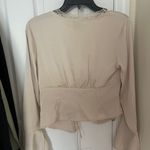 Princess Polly NWT Long Sleeve Tie Crop Top Photo 1
