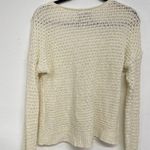 Abercrombie & Fitch Cream Chunky Knit Long Sleeve Sweater Womens S Crochet Boho Photo 6