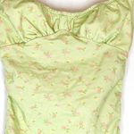 Princess Polly Roslyn Mini Dress in Green Floral US Size 0 Photo 13