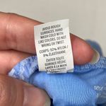 Aerie High Waisted Bikini Bottom Women's Size Medium Blue Textured NWT Photo 5