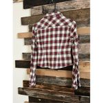 BDG  NWT Ur­ban Out­fit­ters Dako­ta Cropped Flan­nel But­ton-Down Shirt XS Photo 2