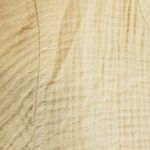 MOTE MUSTARD YELLOW ORANGE SLUB COTTON V NECK BOHO LAGENLOOK BLOUSE XL Photo 7