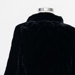 Talbots  Quilted Velvet Jacket Petite Black Photo 6