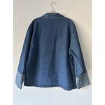 Vintage Keren Hart Quilted Patchwork Denim Jacket Size XL Cotton Fall Cottage Blue Photo 1