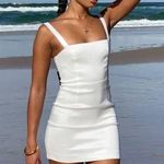 Beginning Boutique  White Mini Dress Photo 0