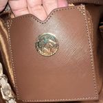 DKNY  Croc Embossed Leather Adjustable Woven Chain Tote Photo 11