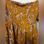 Flynn Skye 🍒SIZE MEDIUM 🍒JUSTINE ROMPER YELLOW MAIZE COLORED WHITE FLORAL PRINT Photo 3