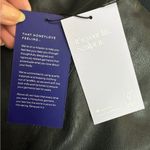 Honeylove Black Vegan Leather Legging –Faux Leather Ankle Zip Pants Medium NWT Photo 9