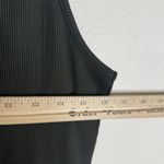 White House | Black Market Dress Womens Large Green Rib Midi Tank Side Slit NWOT Photo 6