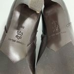 Antonio Melani ‎ Womens Ankle Bootie Heeled Soft Leather Dark Brown Size 6.5 US Photo 6