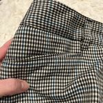 Talbots  10 Houndstooth Signature Dress Pants Straight Leg White Black Blue EUC Photo 10