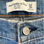 Abercrombie & Fitch - The Mom High Rise Jeans in Blue Photo 1