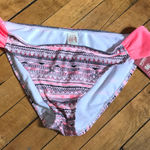 Arizona Jeans Arizona Jean Company Pink and Black Patterned Bikini Bottom Photo 0