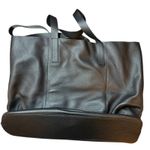 Everlane  The Soft Leather Tote Black Pebbled Shoulder Bag Genuine Leather New Photo 1
