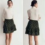 Madewell NEW  Pull-On Ruffle Tiered Mini‎ Skirt in Dot Daisies, XS Photo 1