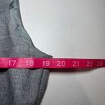 J.Crew  Gray Wool Blend Sleeveless Pleated Collar Sheath Dress 14 Office Elegant Photo 5