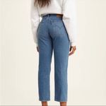 Levi's LEVI’S • premium wedgie straight high waisted button fly jeans sz 26 Photo 2