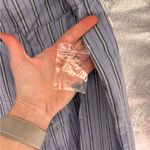 Urban Outfitters NWOT  Blue Stripe Cropped High Waist Pants Photo 4