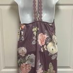 Flora Nikrooz Collection Lilac Arisa Printed Charmeuse Slip Gown Photo 6
