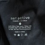 Set Active  Black Ribbed Sports Bra Photo 3
