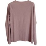 Athleta Uptempo Ribbed Stretch Long Sleeve Vneck Henley Top Palermo pink Size 2X Photo 2