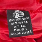 Vintage Herbert Grossman Red Petite Blazer Jacket Wool Gold Button Tailored USA Size 12P Photo 5
