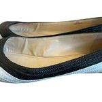 Enzo Angiolini  Bullseye Raffia Flats Slip On Ballet Color Block Size 8.5 Women's Photo 5