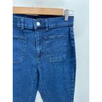 Ann Taylor Factory Womens Dark Wash Denim Bootcut Jeans Mid Rise Size 0 Retro Photo 3