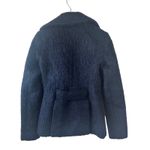 Smythe Mohair Peacoat Lake Women 2 Navy Blue Double Breasted Old Money Kate Prep Photo 1