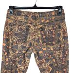 Free People  SZ 28 Tribal Ankle Jeans Zip-Fly Low-Rise Pockets Skinny Leg Multi Photo 4