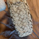 Coach  Tan and Brown Shoulder Bag with Signature Design Photo 4