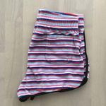 Juicy Couture  Black Label “Poolside” Cotton Velour Striped High Waist Shorts Photo 1