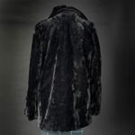 Karen Kane Faux Fur Wide Lapel Evening Jacket Black XS Photo 4