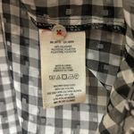 Anthropologie Maeve Black and White Gingham Blouse Photo 7
