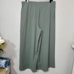Lululemon Stretch Woven Wide Leg High Rise Crop Grey Eucalyptus Size XL NWT Photo 8