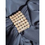 R & M Richards  Women's Royal Blue Wrap Dress Sheer Bell Sleeves Size 20W Photo 3