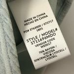 Splendid XS Blue chambray Bleach Dip Dyed Boyfriend Shirt Photo 6