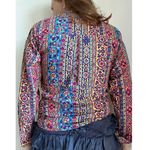 Vintage Western Wear Womens Button Up Size Small Bright Printed Boho Cowgirl Pink Photo 3