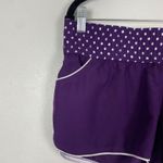 Xhilaration Y2K‎ Micro Mini Shorts  Purple Polka Dot Athletic Large Activewear Photo 1